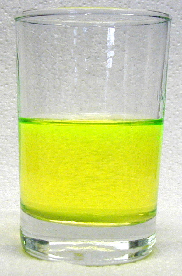 mixing green coolant